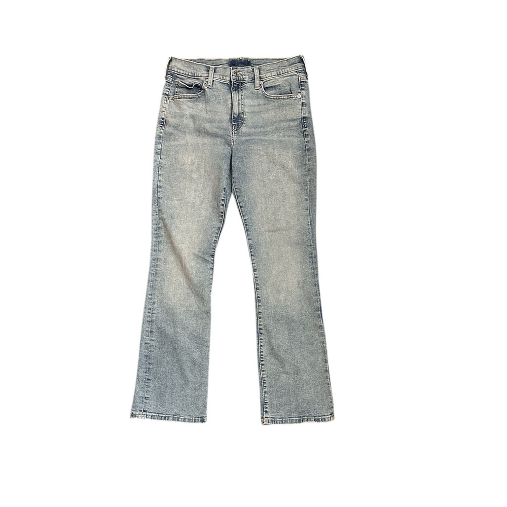 Gap Mid Rise Baby Boot Jeans SZ 10/30 Short - Picture 2 of 4